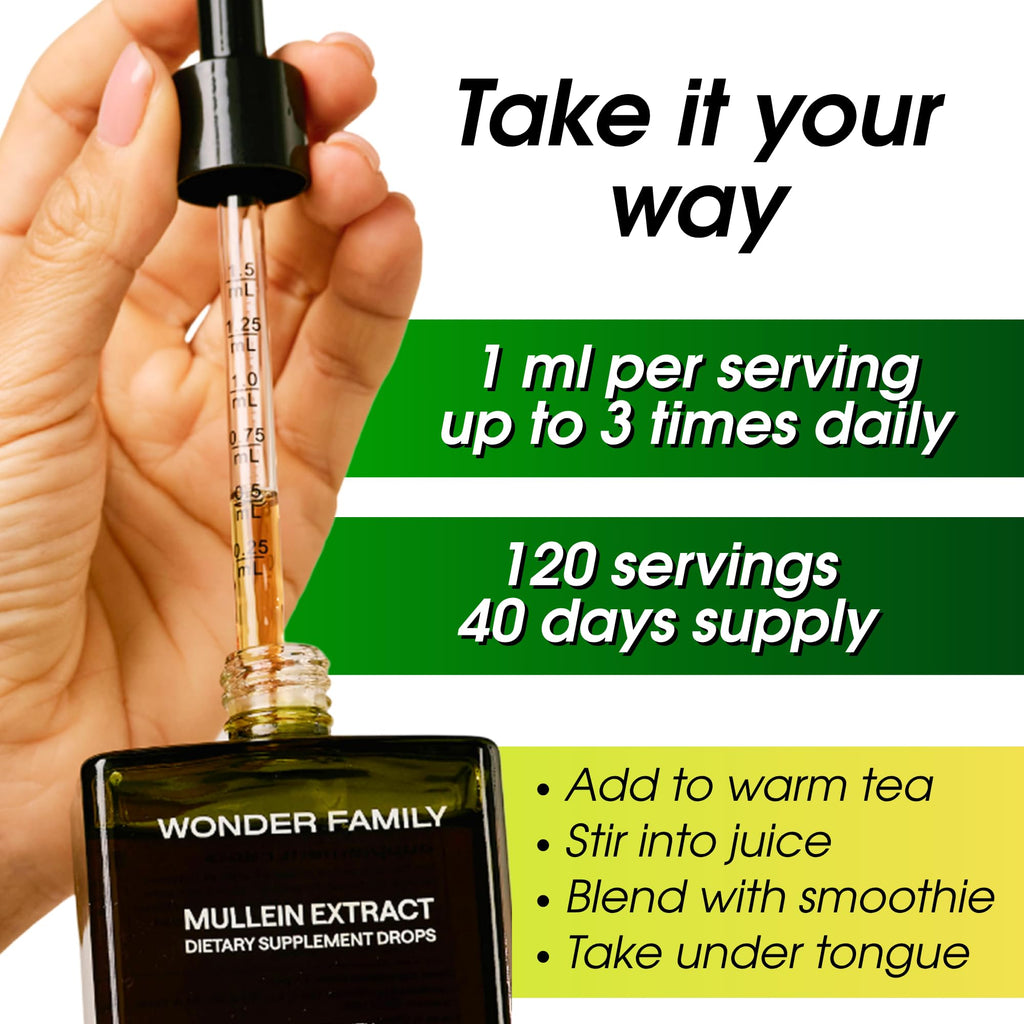 Wonder Family respiratory detox supplement ingredients label