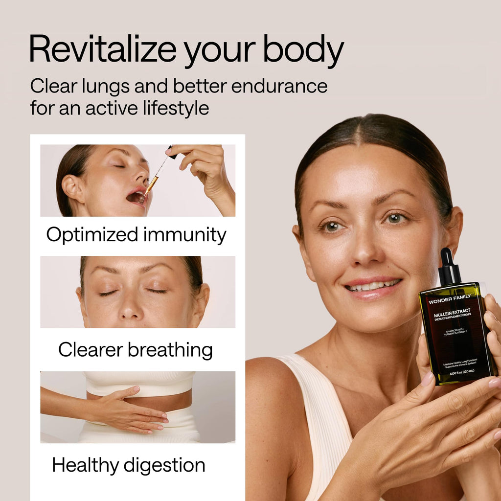 Wonder Family Mullein Lung Function Detox packaging