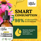 Wild and Organic liquid supplement dropper bottle