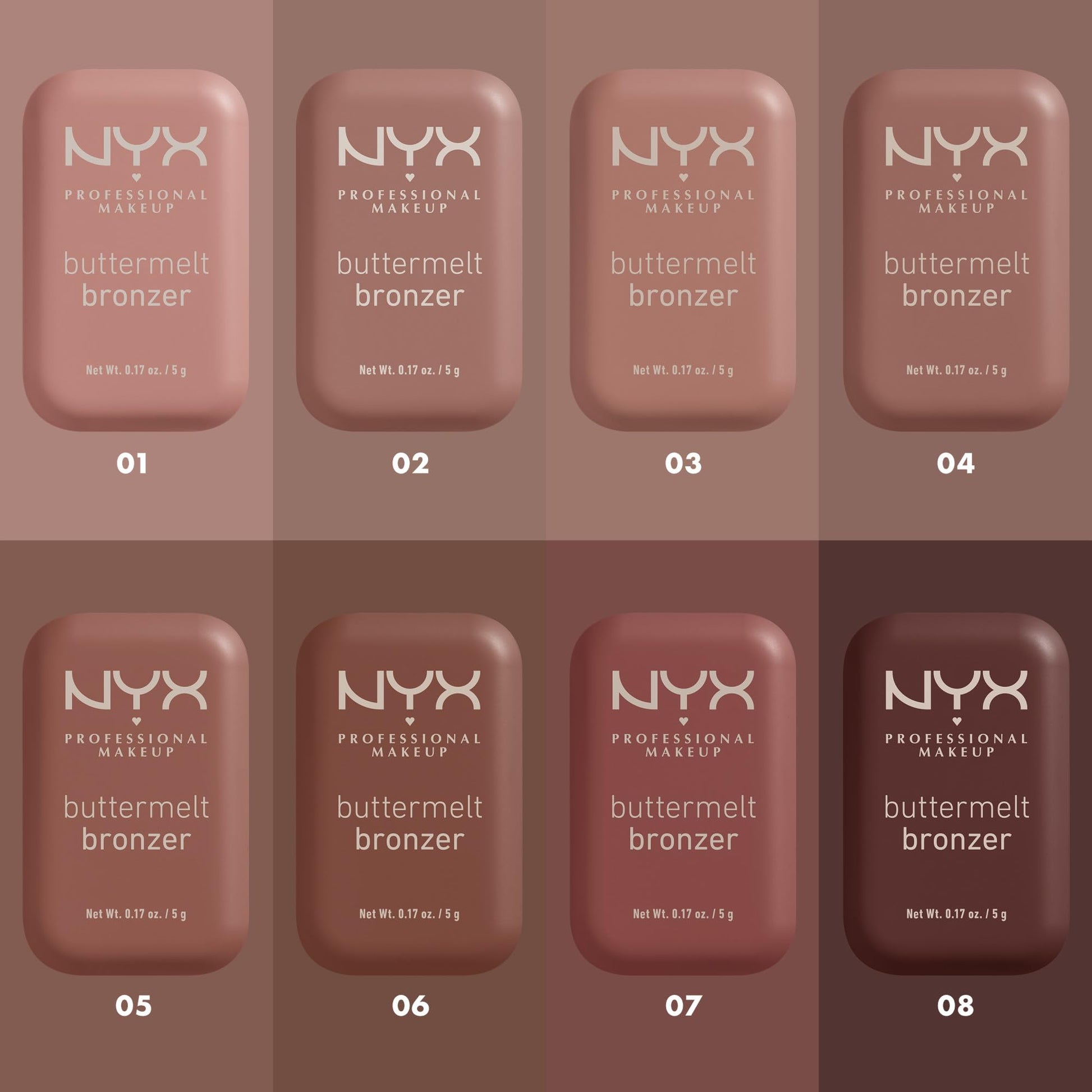 NYX matte face powder showing the smooth texture before application.