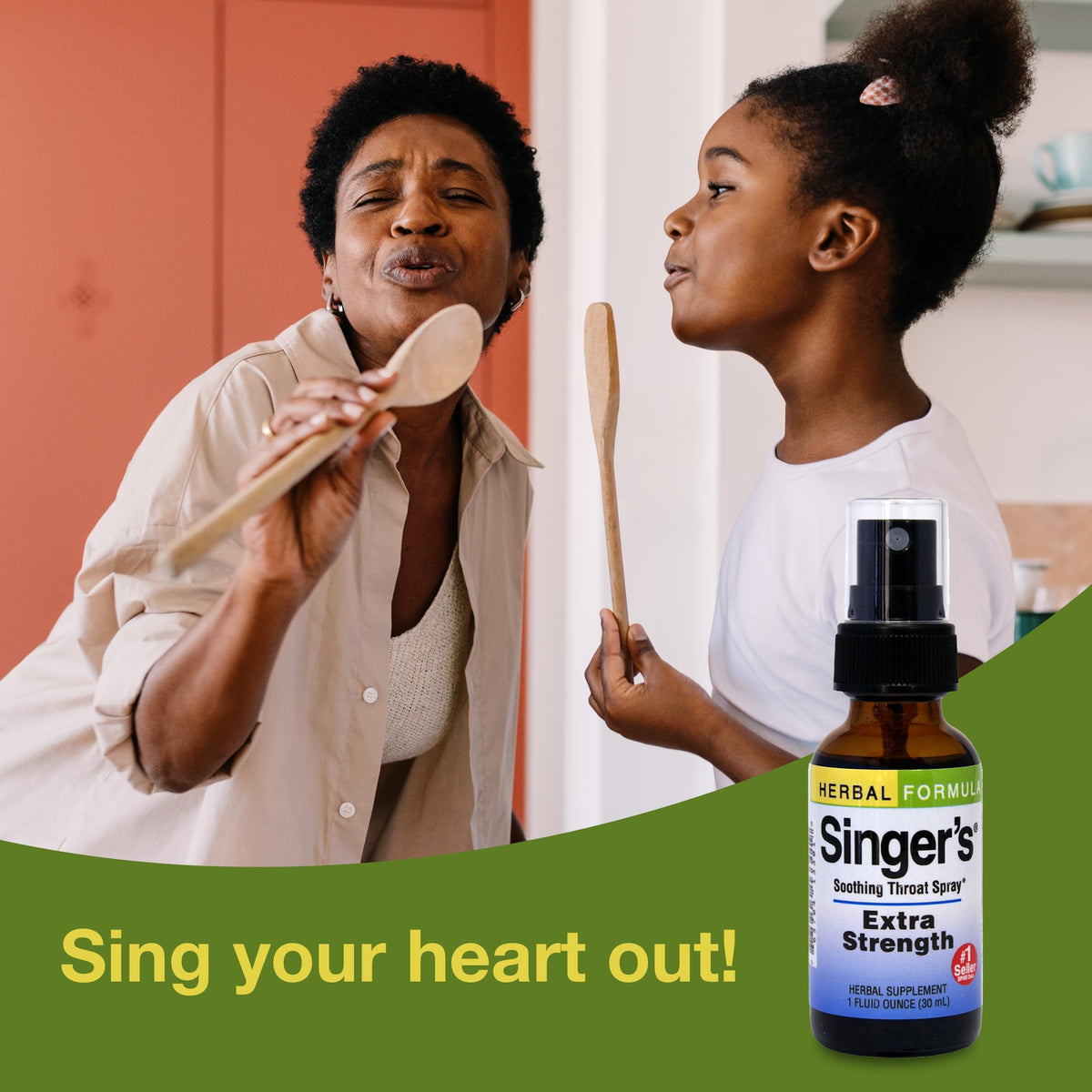 Authentic USA imported Herbs Etc. vocal support spray