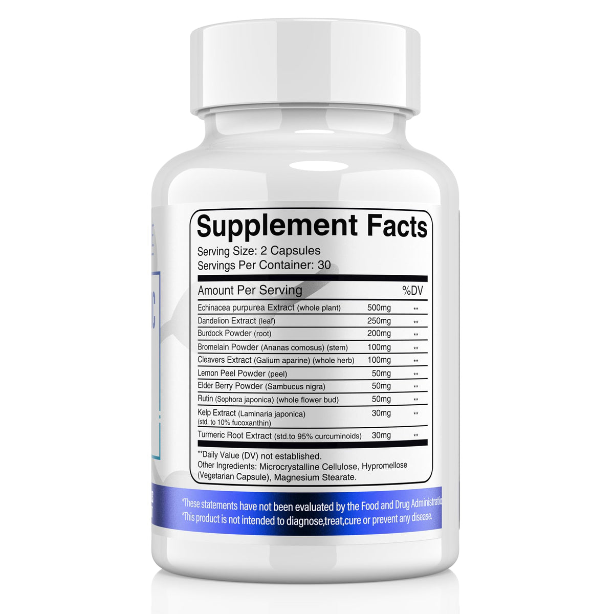 Elerule 60 count lymphatic system support capsules bottle
