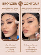 Sheglam liquid contour swatch demonstrating cool tone color