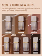 Sheglam contour stick label and shade details display