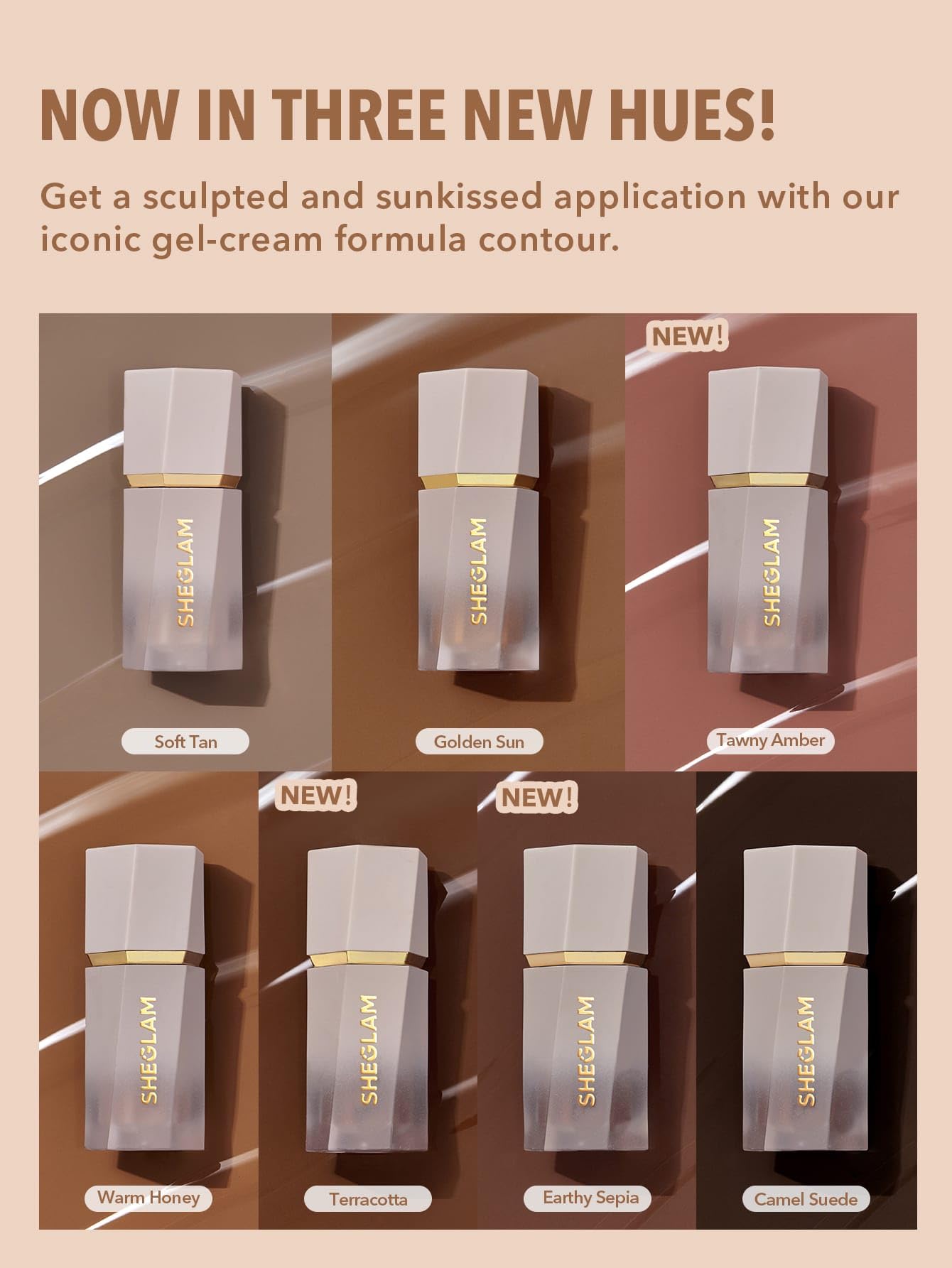 SHEGLAM Sun Sculpt highly pigmented cool toned liquid contour blended finish demonstration