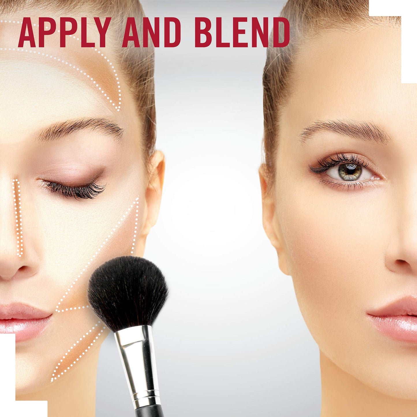 Rimmel London cruelty-free matte finish contouring and bronzing makeup powder compact.