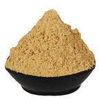 Back label of Aegle Marmelos wood apple powder by Yuvika showing product details.