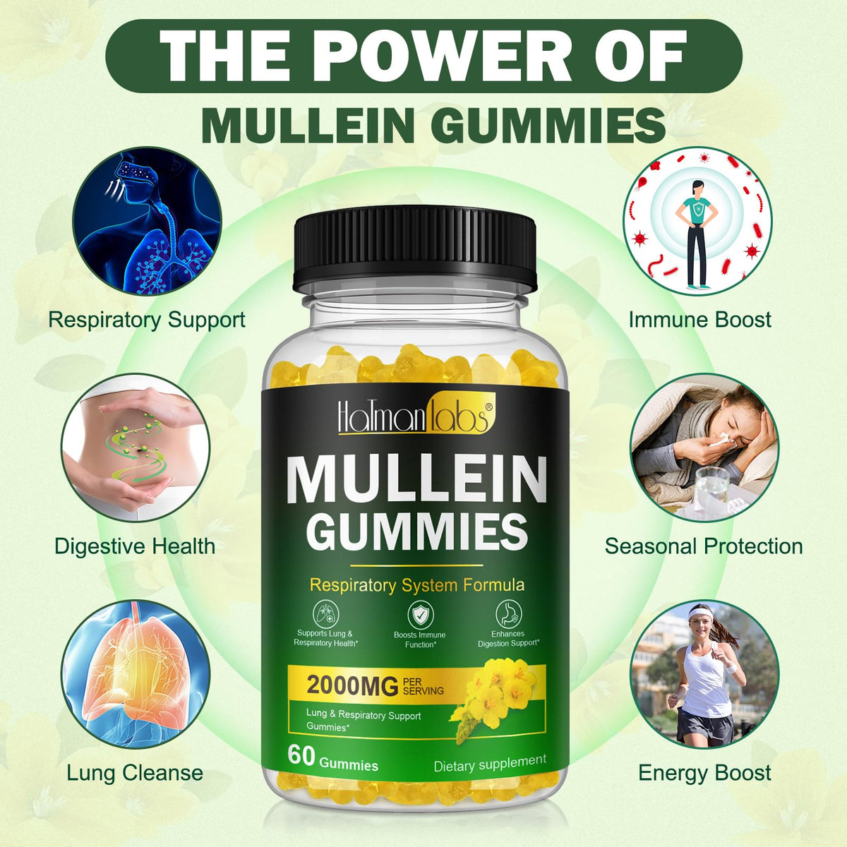 Mxczbsm Mullein Gummies respiratory support supplement