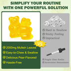 Texture and appearance of Mxczbsm Mullein pear gummies