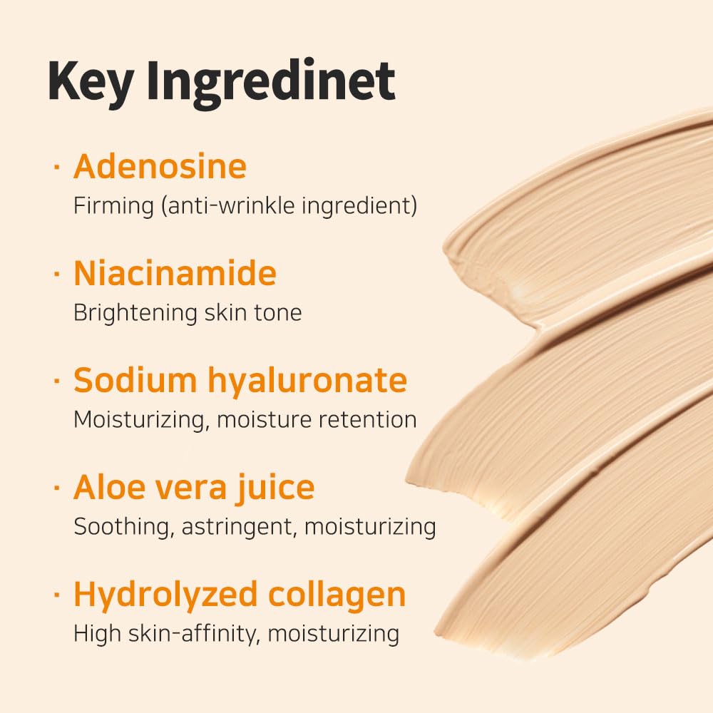Back side of Ronas CC cream packaging showing SPF details