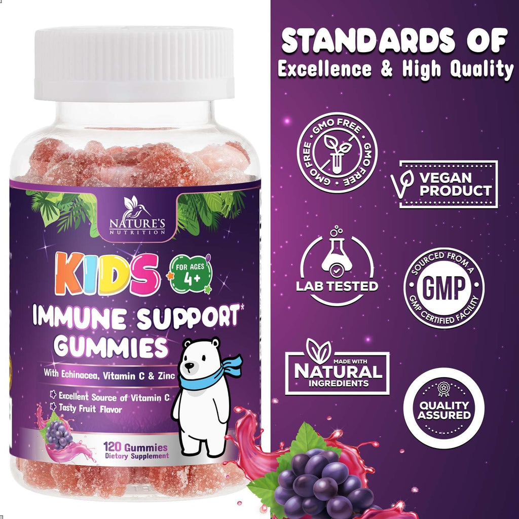 Nature's Nutrition gummy texture and fruit flavor detail