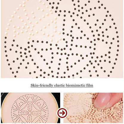 T-H-See CC cream cushion open showing bionic elastic film