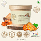 Pure Bael Phal dry powder packaging label highlighting botanical ingredients