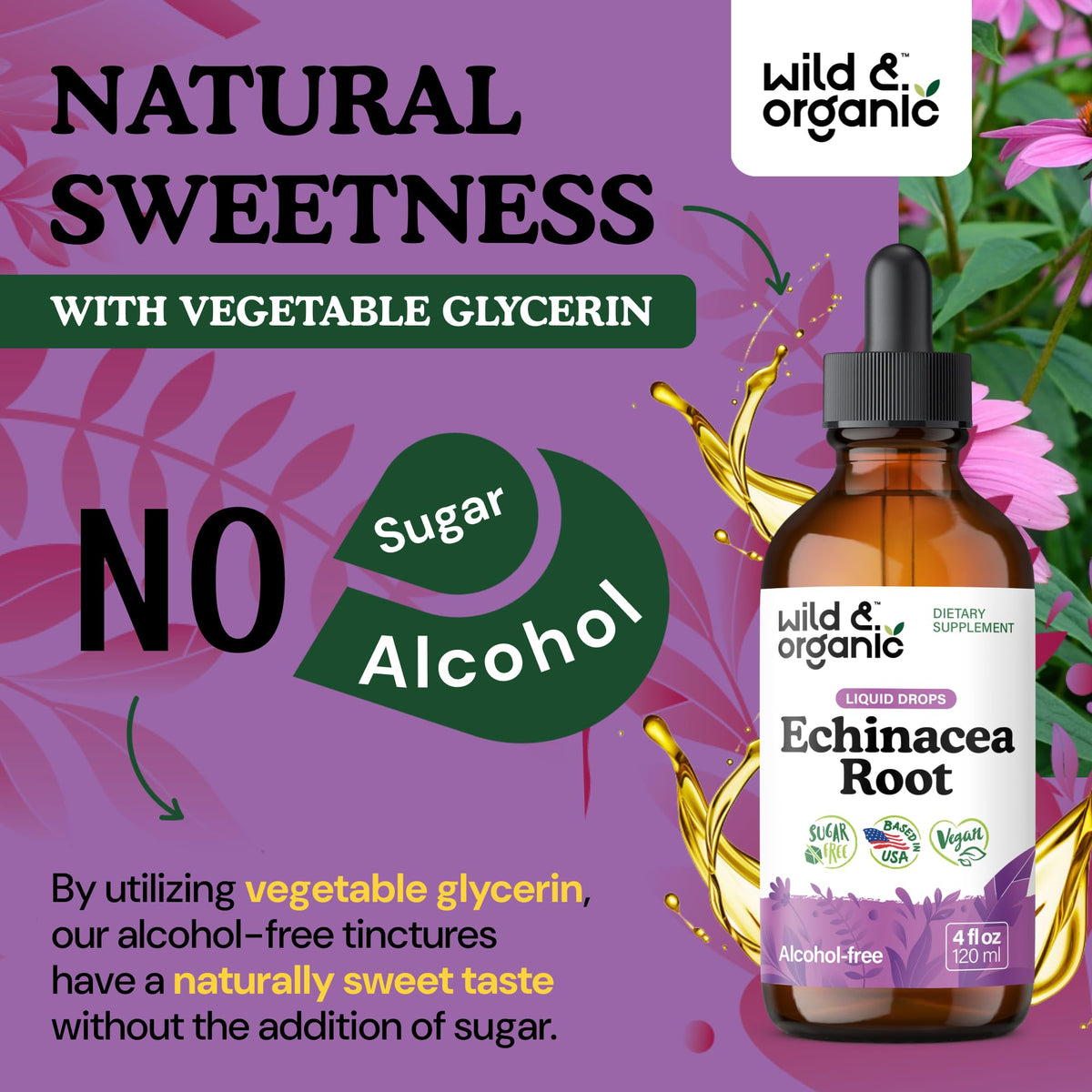 Authentic Wild and Organic immune support supplement packaging