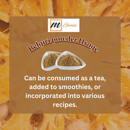 mGanna natural herbal supplement package back label instructions