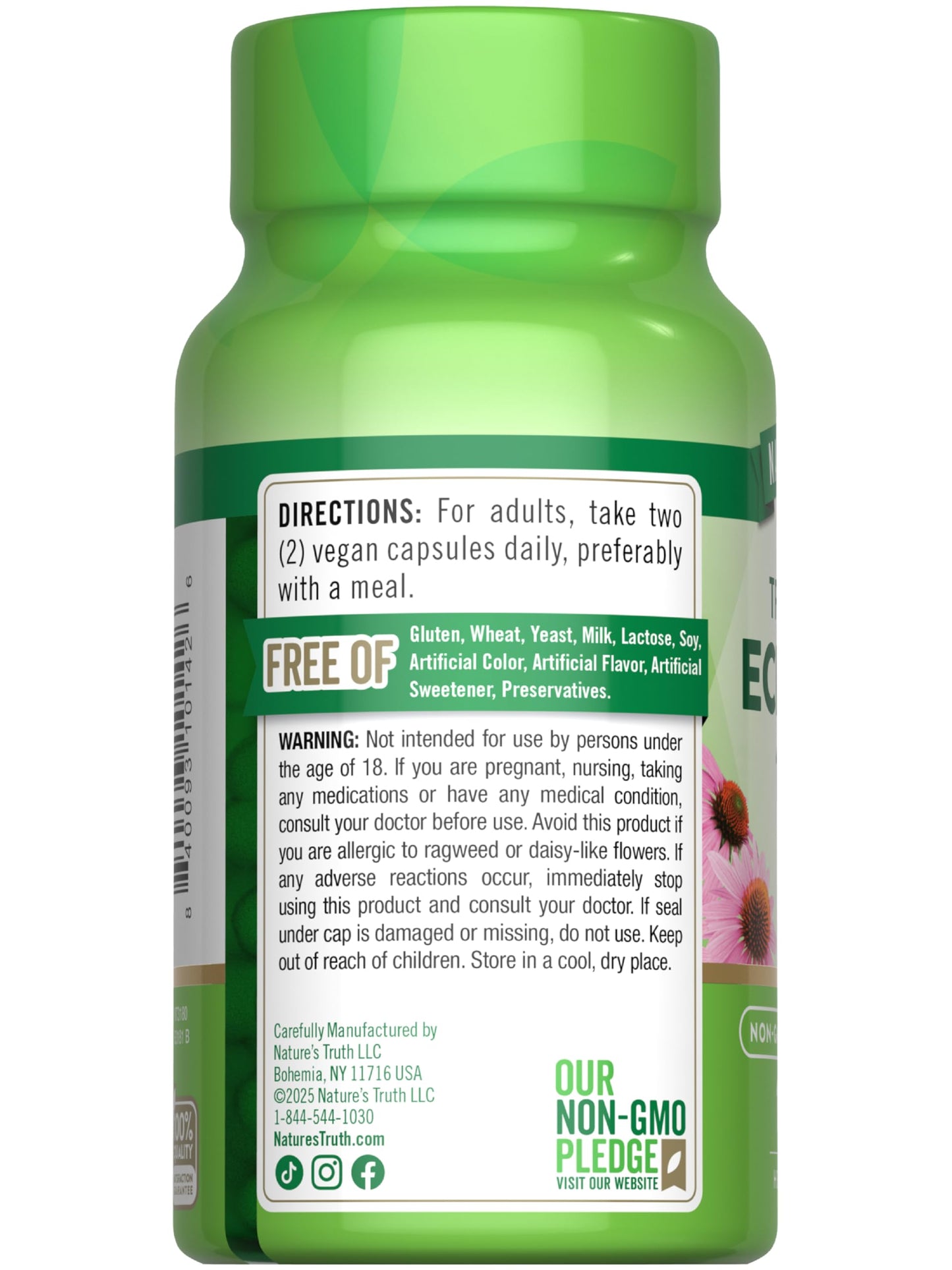 Authentic Nature's Truth herbal supplement packaging