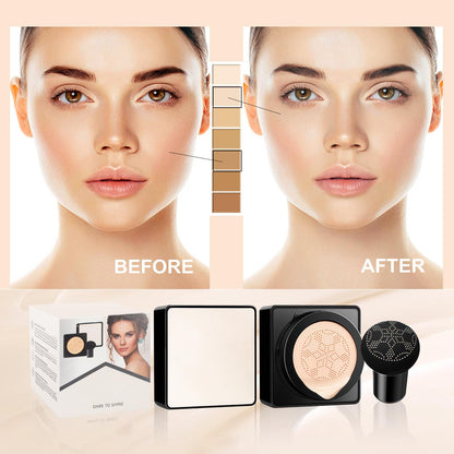 CC cream cushion foundation texture and shade sample