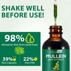 Vortexonix Mullein Leaf Extract 2.02 fluid ounces bottle