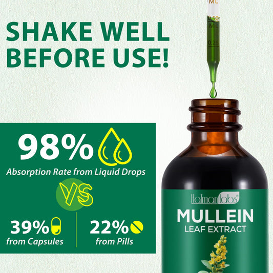 Vortexonix Mullein Leaf Extract 2.02 fluid ounces bottle