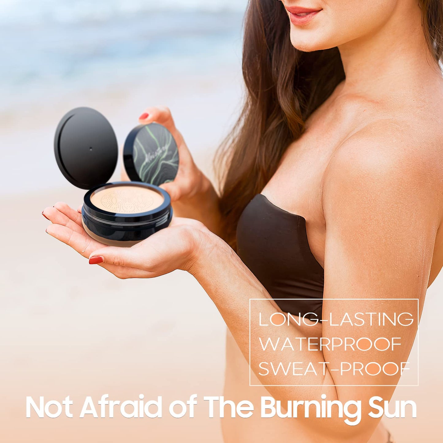 Compact packaging of mushroom air cushion foundation