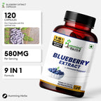 Humming Herbs 120 vegetarian capsules container showcasing authentic USA imported wellness product packaging.