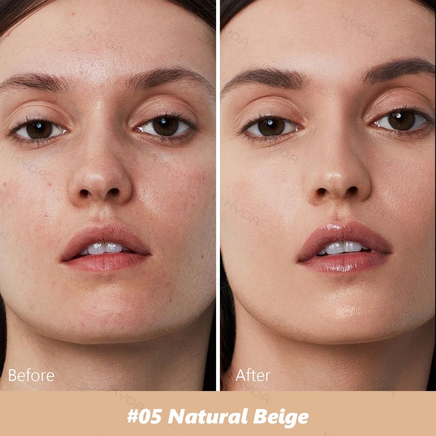Ownest Kyda BB cream compact with mushroom puff applicator