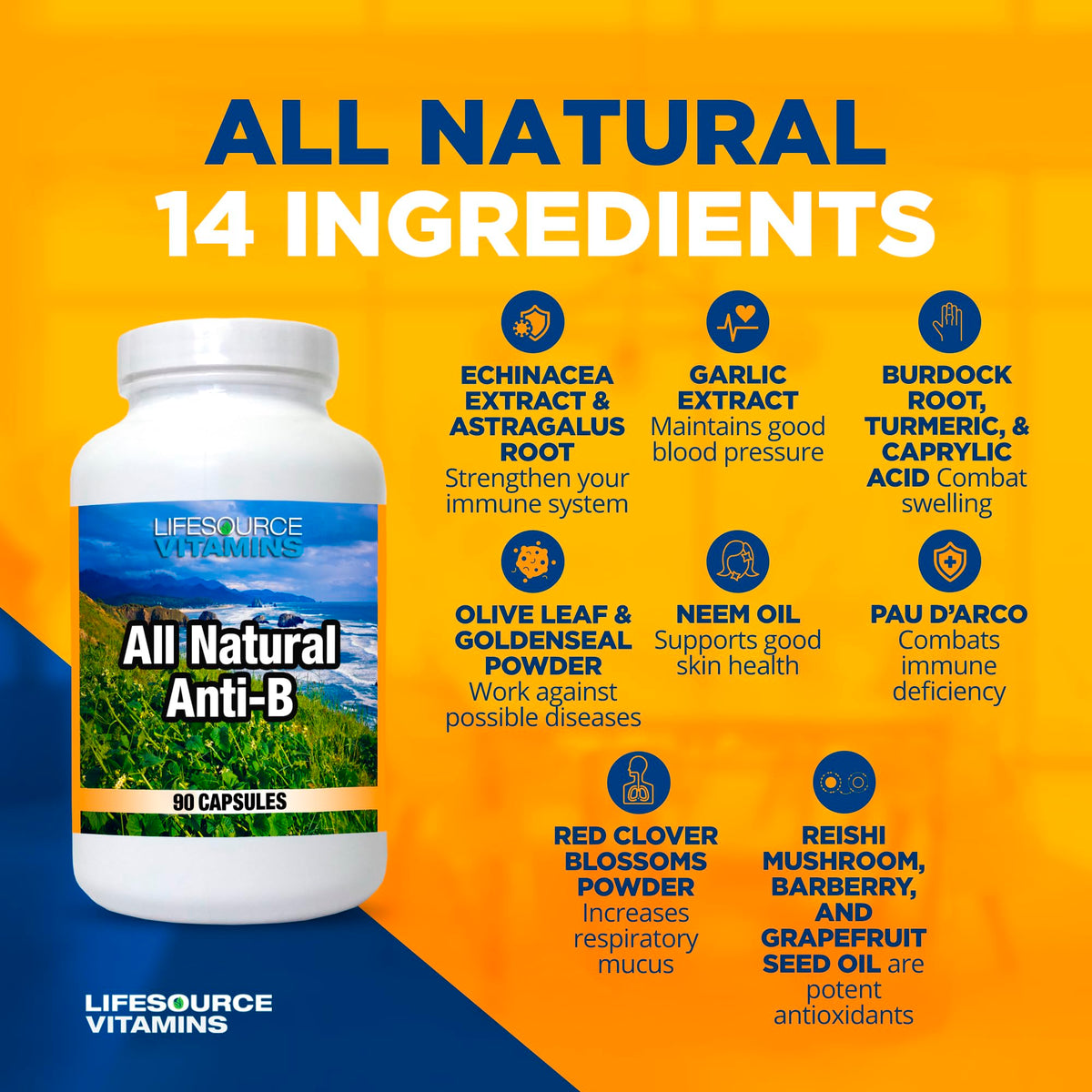 Authentic USA imported LifeSource Vitamins immune capsules