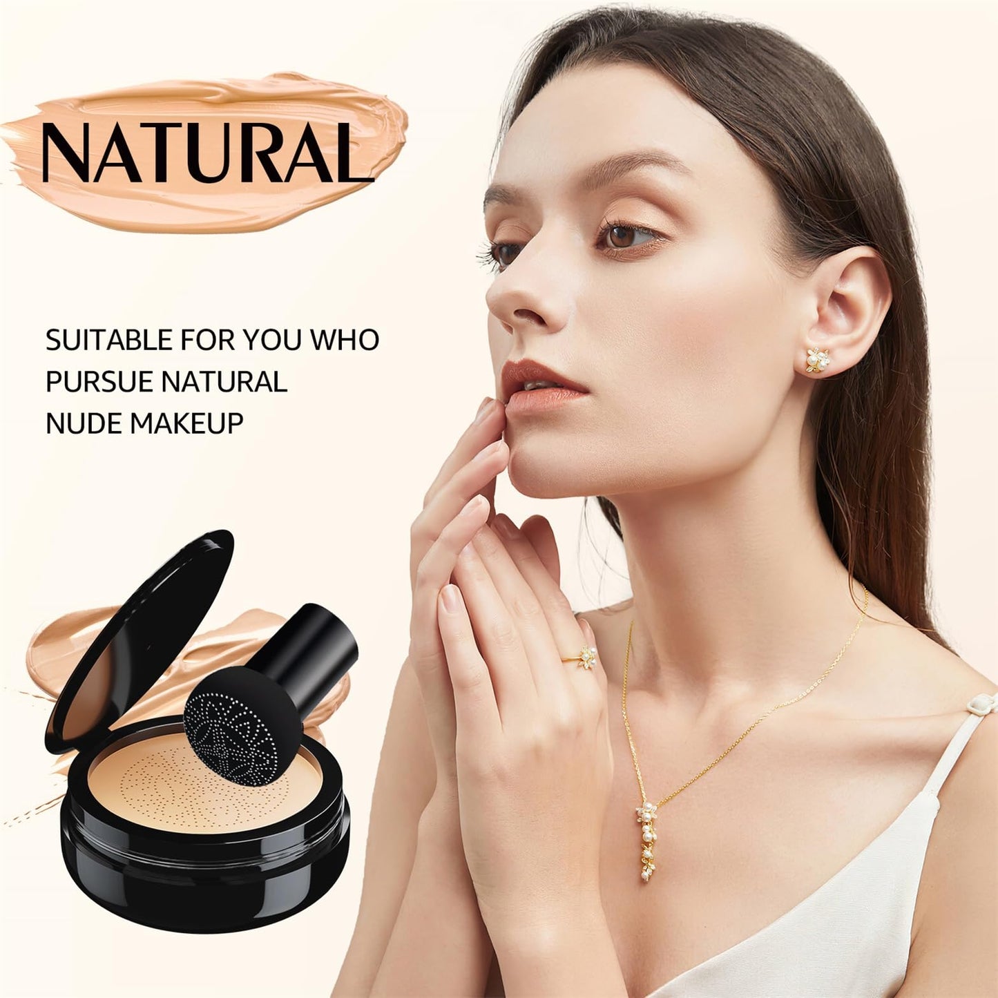 Stevenlay CC cream natural shade texture swatch