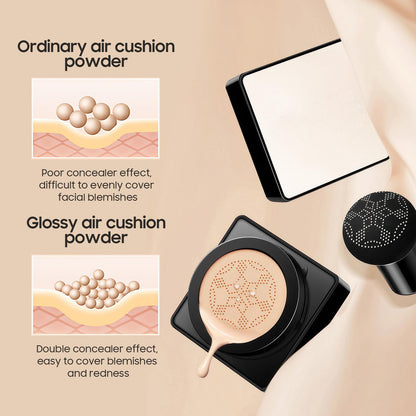 Waterproof and long lasting test of the self adjusting CC cream on skin