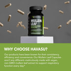 Close up of Havasu Nutrition lung support capsule bottle