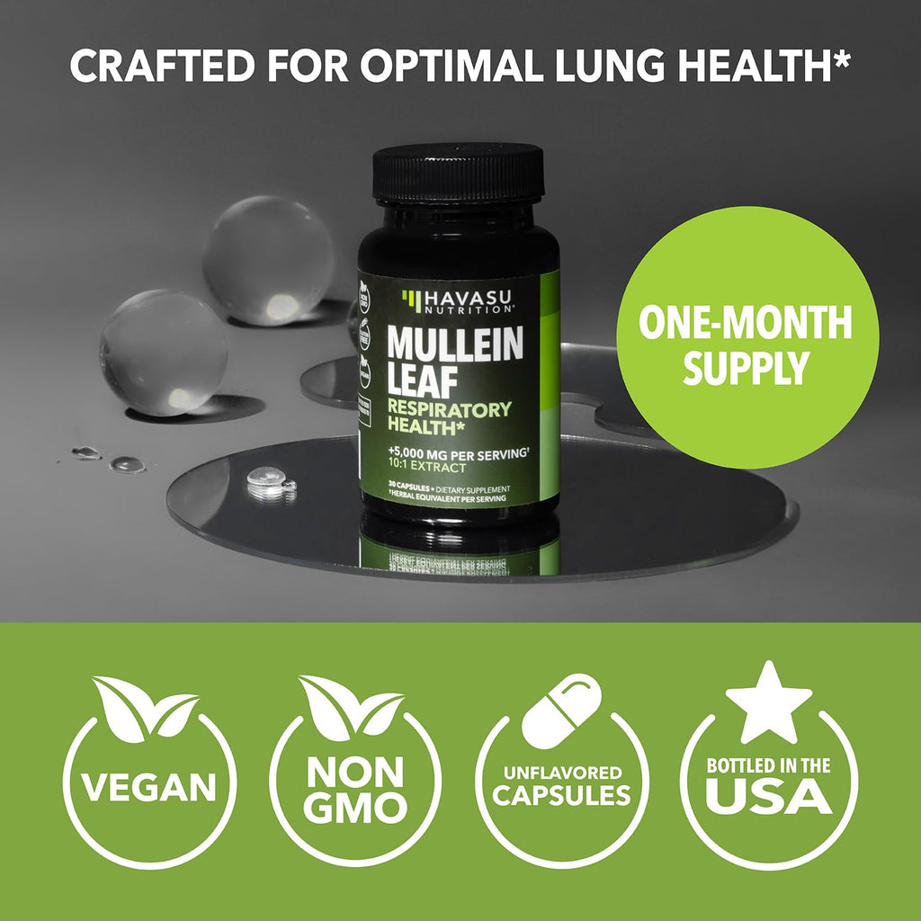 Havasu Nutrition Mullein Leaf supplement for daily wellness