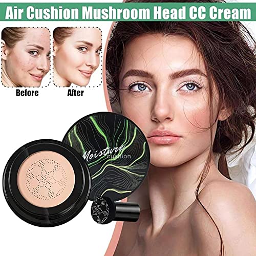 Open air cushion CC cream container showing sponge and product