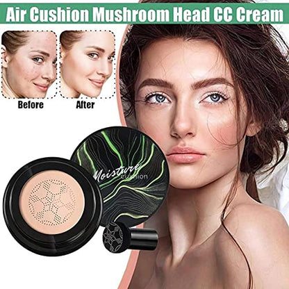 Open air cushion CC cream container showing sponge and product