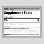 Piping Rock Echinacea Goldenseal supplement bottle side label