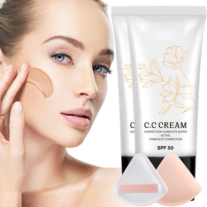 Cappuvini color changing CC cream texture demonstration