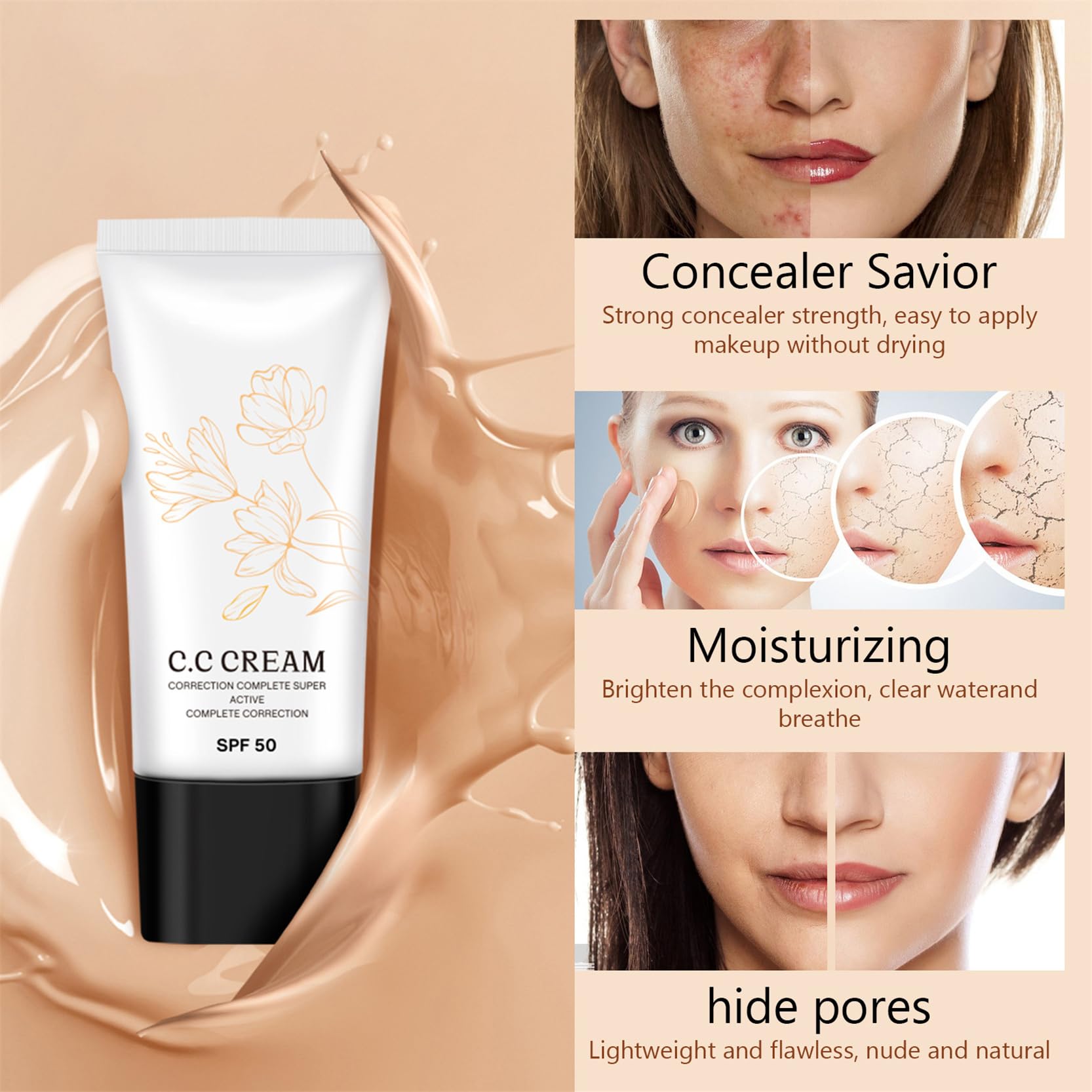 Travel-friendly packaging of Cappuvini CC cream