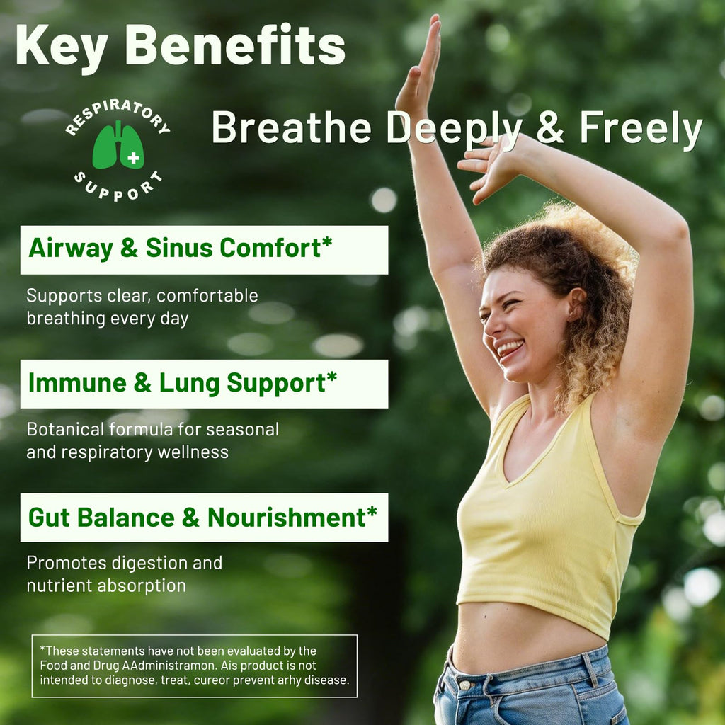 Vegan non-GMO lung cleanse supplement drops 4 fluid ounce bottle
