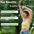 Vegan non-GMO lung cleanse supplement drops 4 fluid ounce bottle