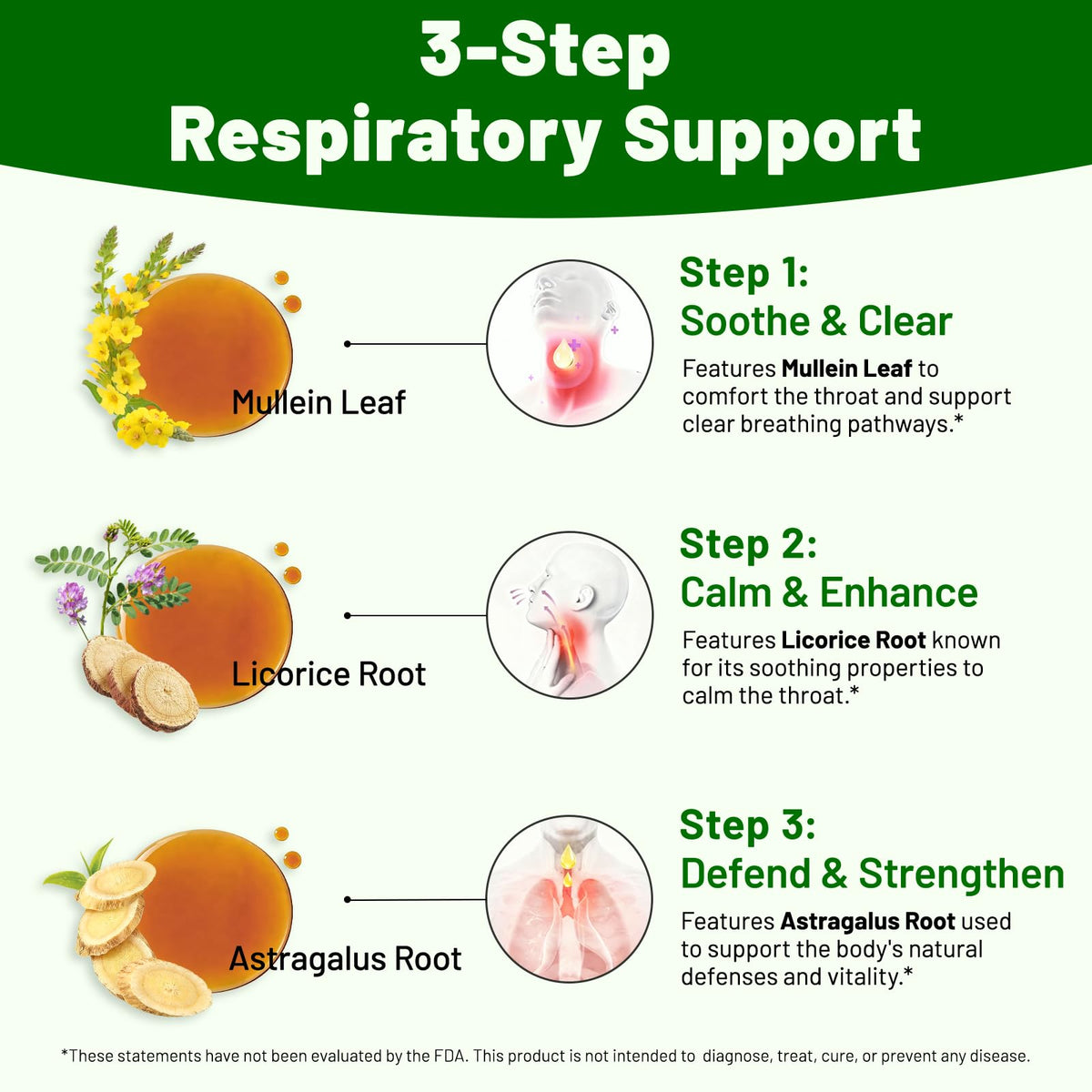 Authentic USA imported Vivcmin Mullein Drops for respiratory wellness