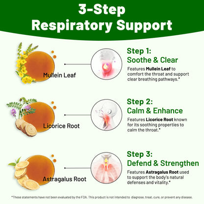 Authentic USA imported Vivcmin Mullein Drops for respiratory wellness