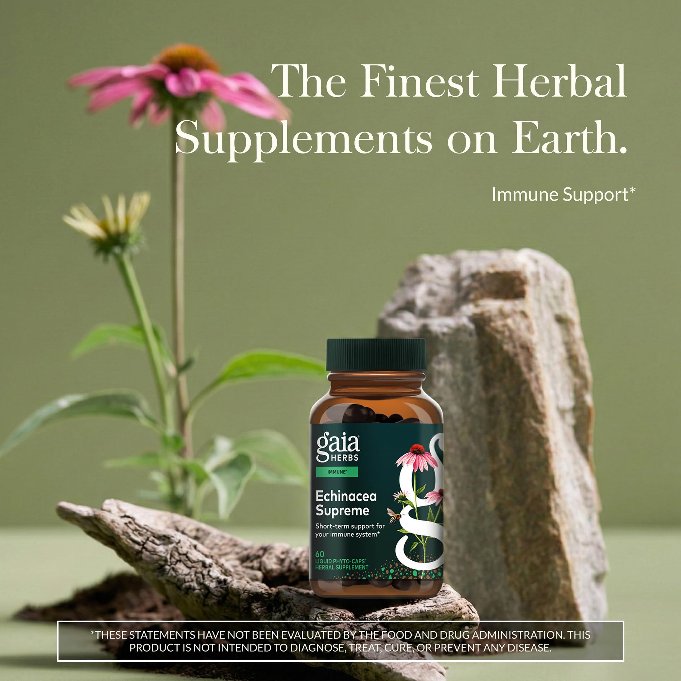 Gaia Herbs Echinacea Supreme capsules liquid phyto-cap technology