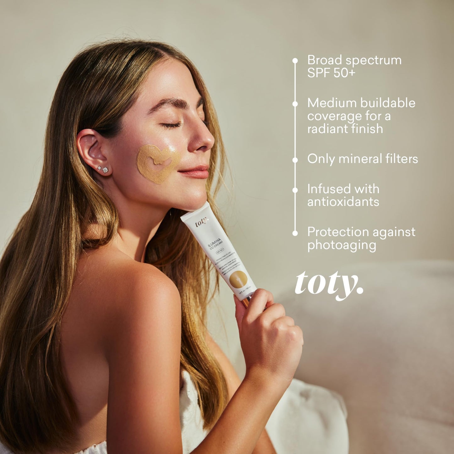 Toty radiant finish CC Cream for daily skin protection
