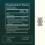 Back label of Gaia Herbs Echinacea Supreme showing ingredients