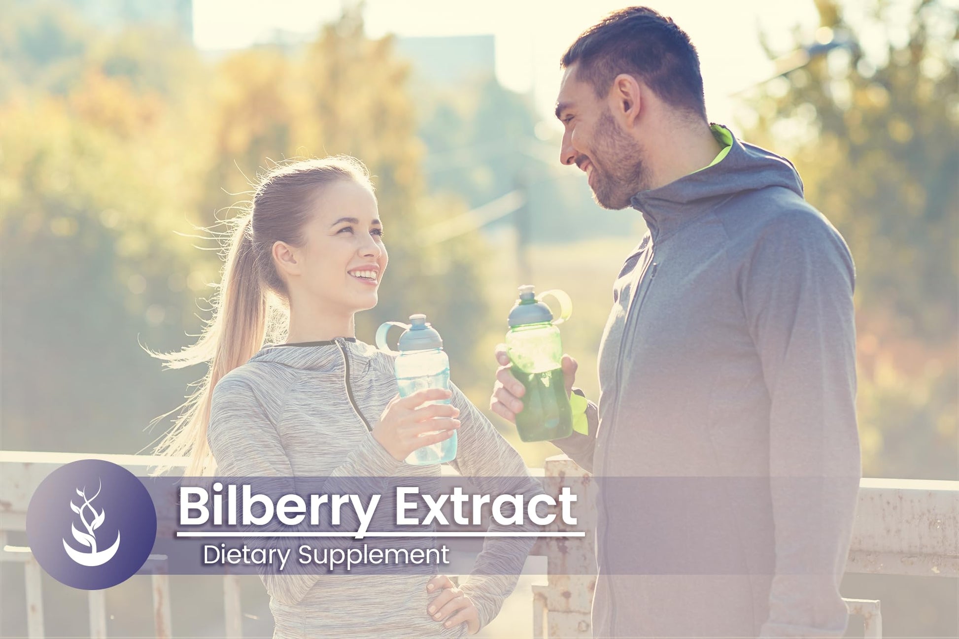 Lab verified bilberry extract dietary supplement capsules side angle view