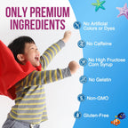 Natures Craft Kids Immune Support Gummies side profile