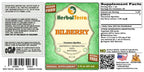 Herbal Terra Vaccinium Myrtillus twin pack bottles showing the glass dropper and clean herbal ingredients list