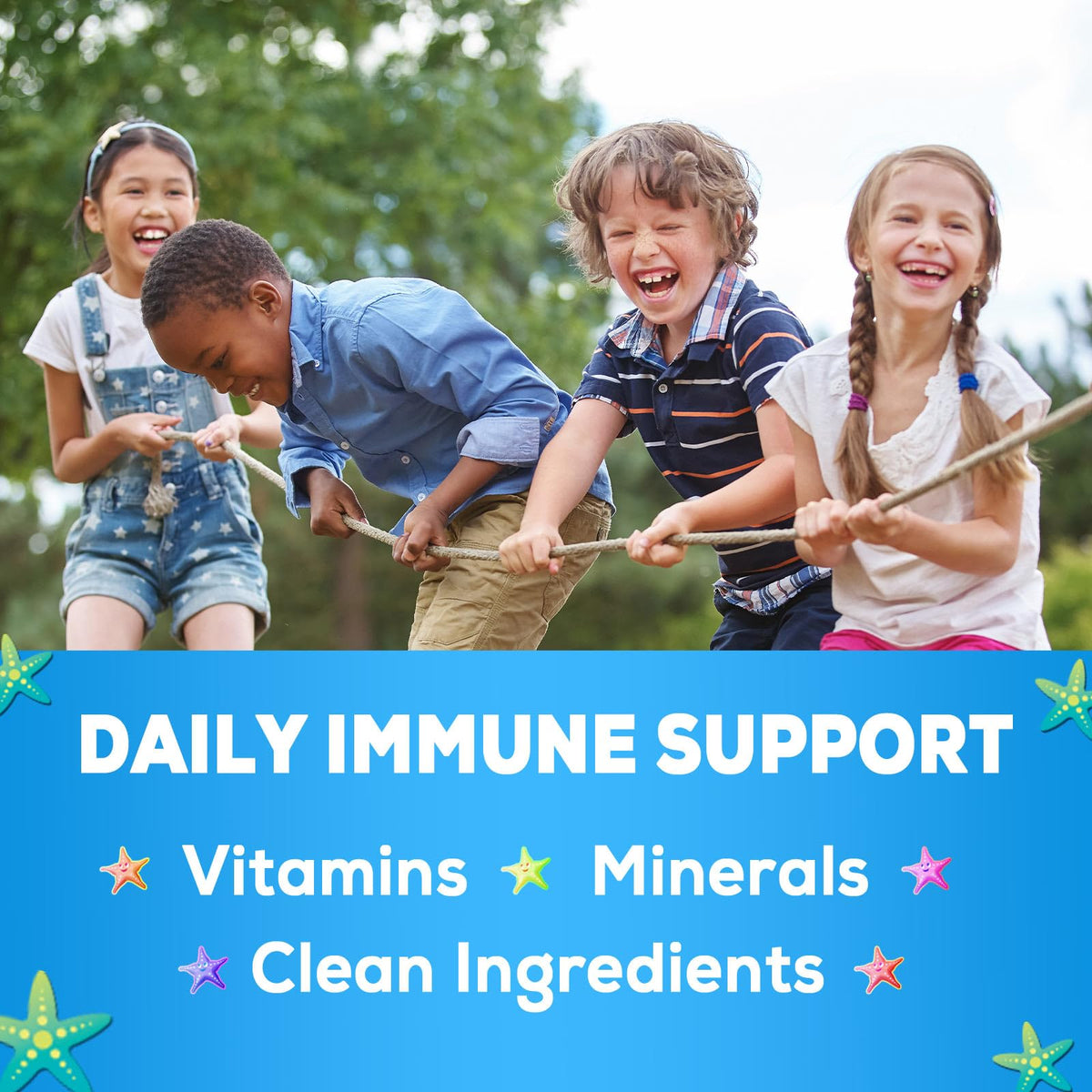 Natures Craft Kids Immune Support Gummies 90 count bottle