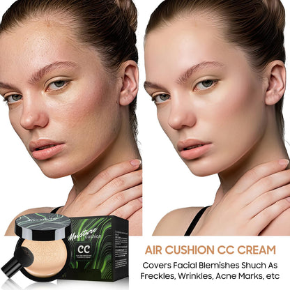 Yasovigi CC cream foundation showing the bionic elastic cushion film under the lid