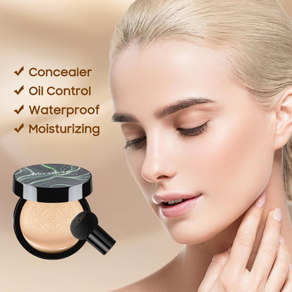 Yasovigi mushroom head makeup sponge expanding and softening after being soaked in water