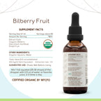 Dropper bottle of HerbEra alcohol free liquid herbal supplement for vision and circulation.